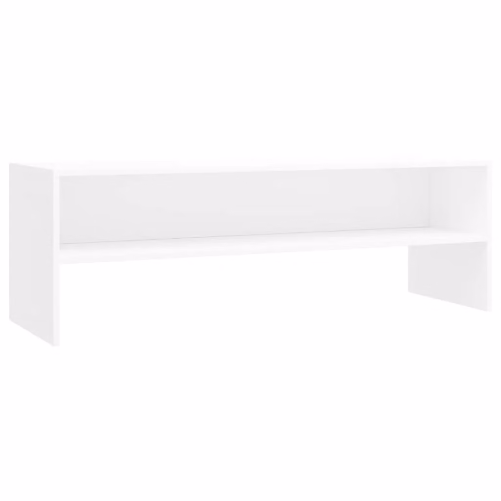 Berkfield Home White TV Cabinet in MDF, W/D/H: 120 x 40 x 40 cm – 2