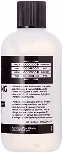 Winsor & Newton Professional Acrylic Slow Drying Medium, 125 ml – 3