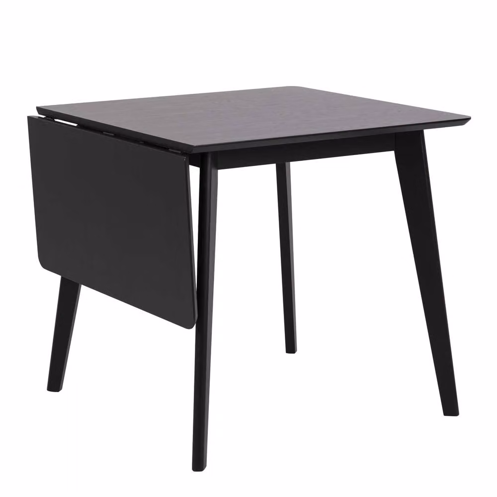 Wyld Haus Saffron Black Wooden Extending Rectangular Dining Table – 3