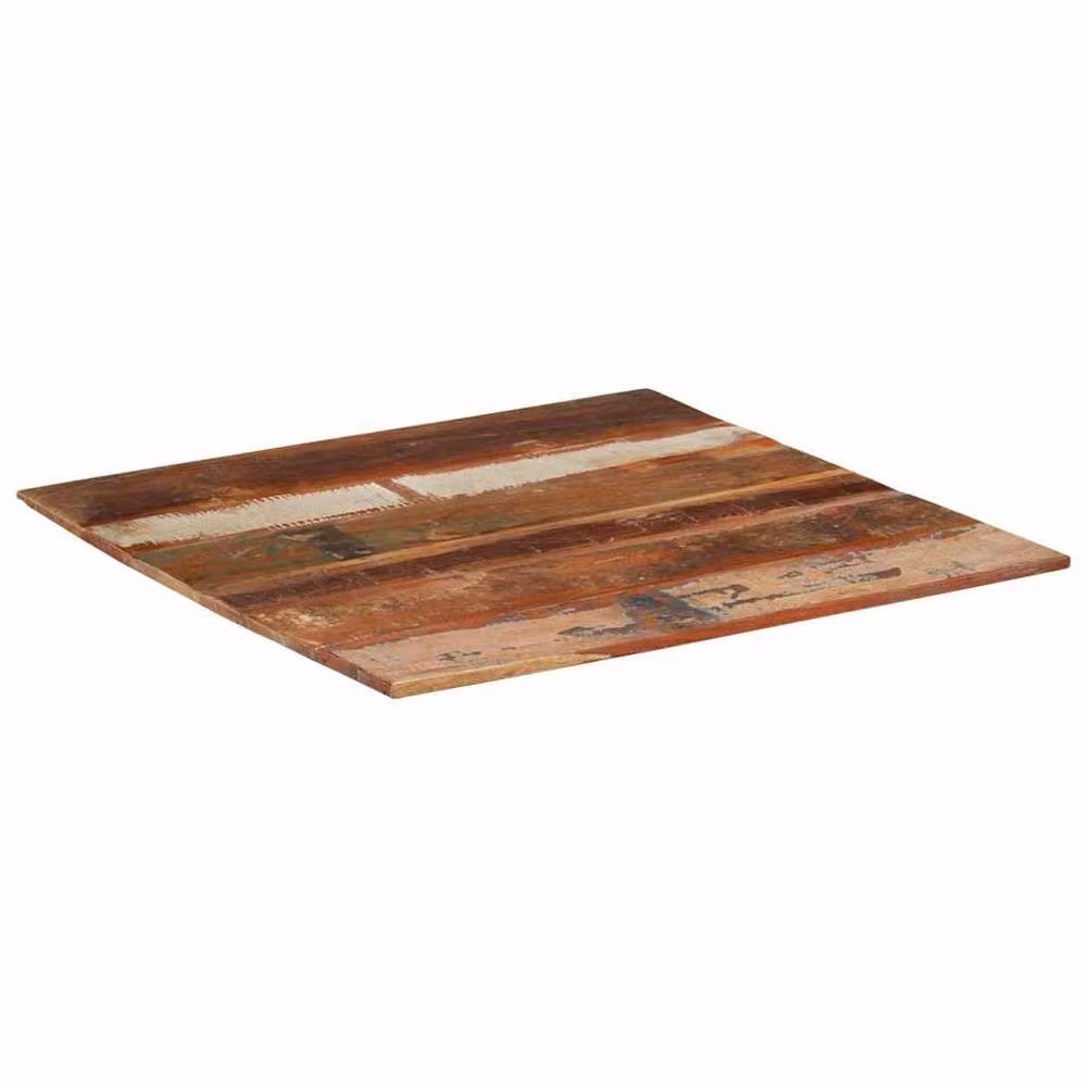 Berkfield Home Square Table Top in Brown Reclaimed Wood, W/D: 80 x 80 cm – 3
