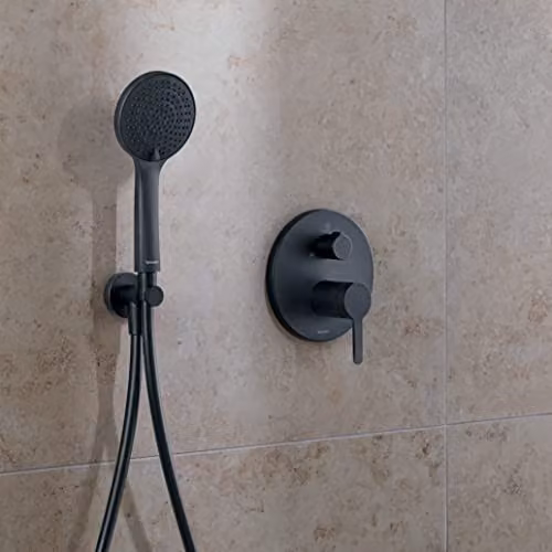 Duravit Universal Shower Hose in Black Matt with Anti-Twist and Kink Protection, Length: 1.25 m – 4