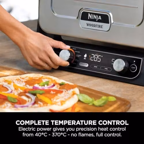 Ninja Woodfire Electric Outdoor Pizza Oven, Orange, OO101UK – 7
