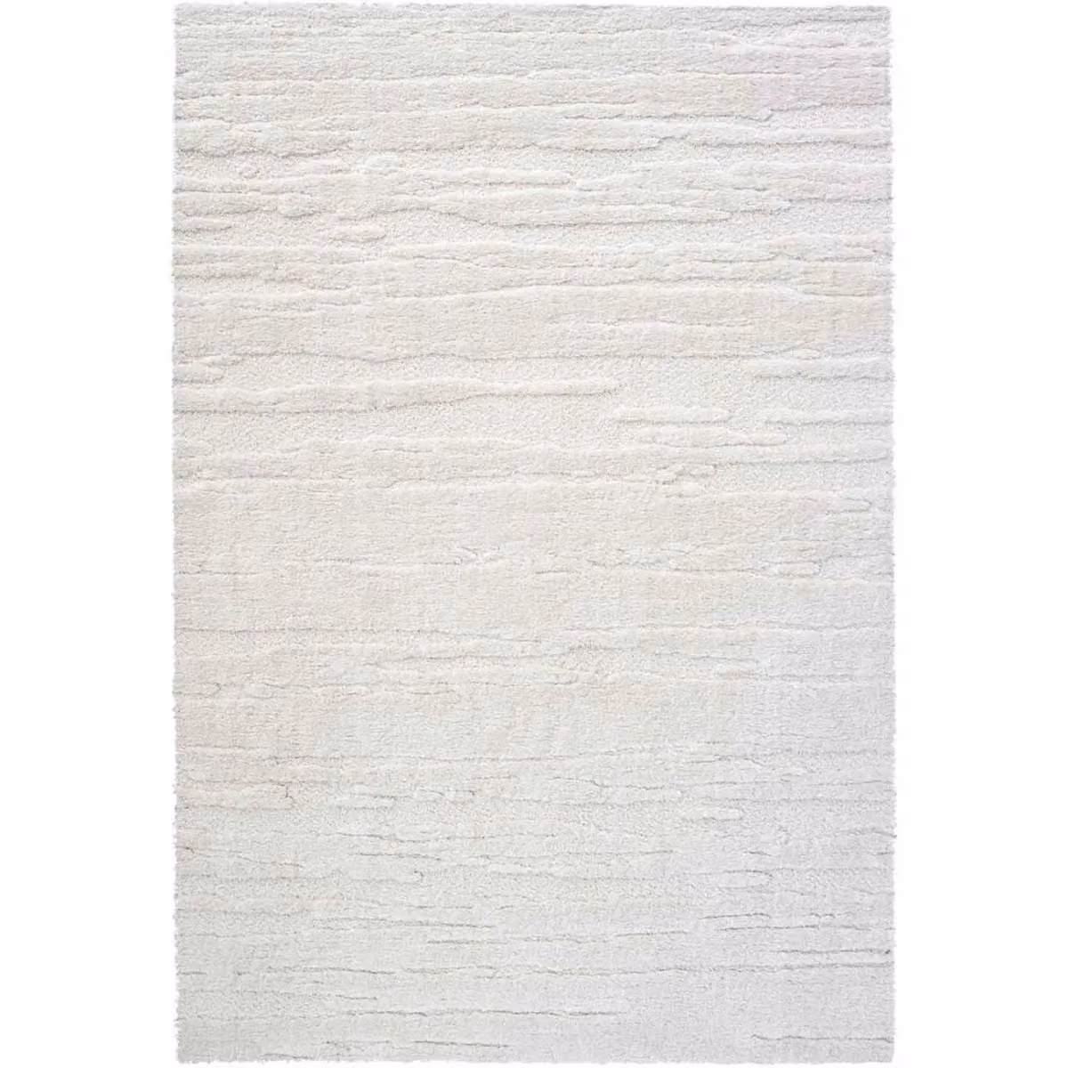The Rug Shop UK Modern Abstract Easy to Clean Area Rug in Cream and White, W: 160 cm, D: 230 cm – 4