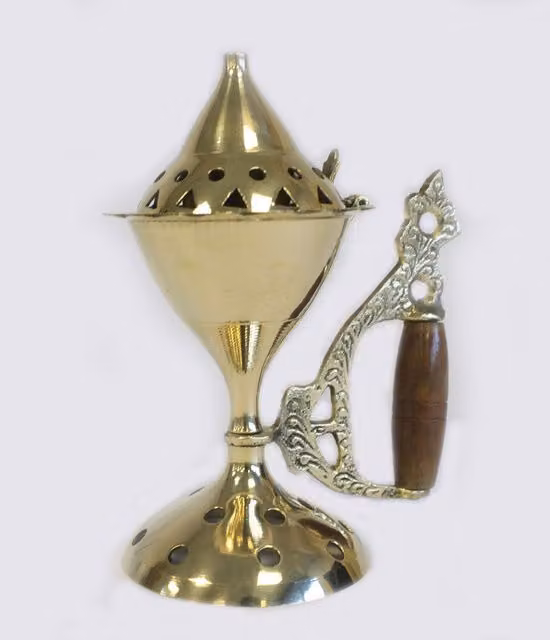 KDMK Large Gold Cone Burner with Handle
