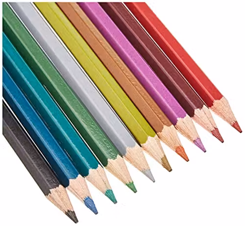 Faber-Castell Metallic Colour Pencils, Multicolour, Pack of 10 – 3