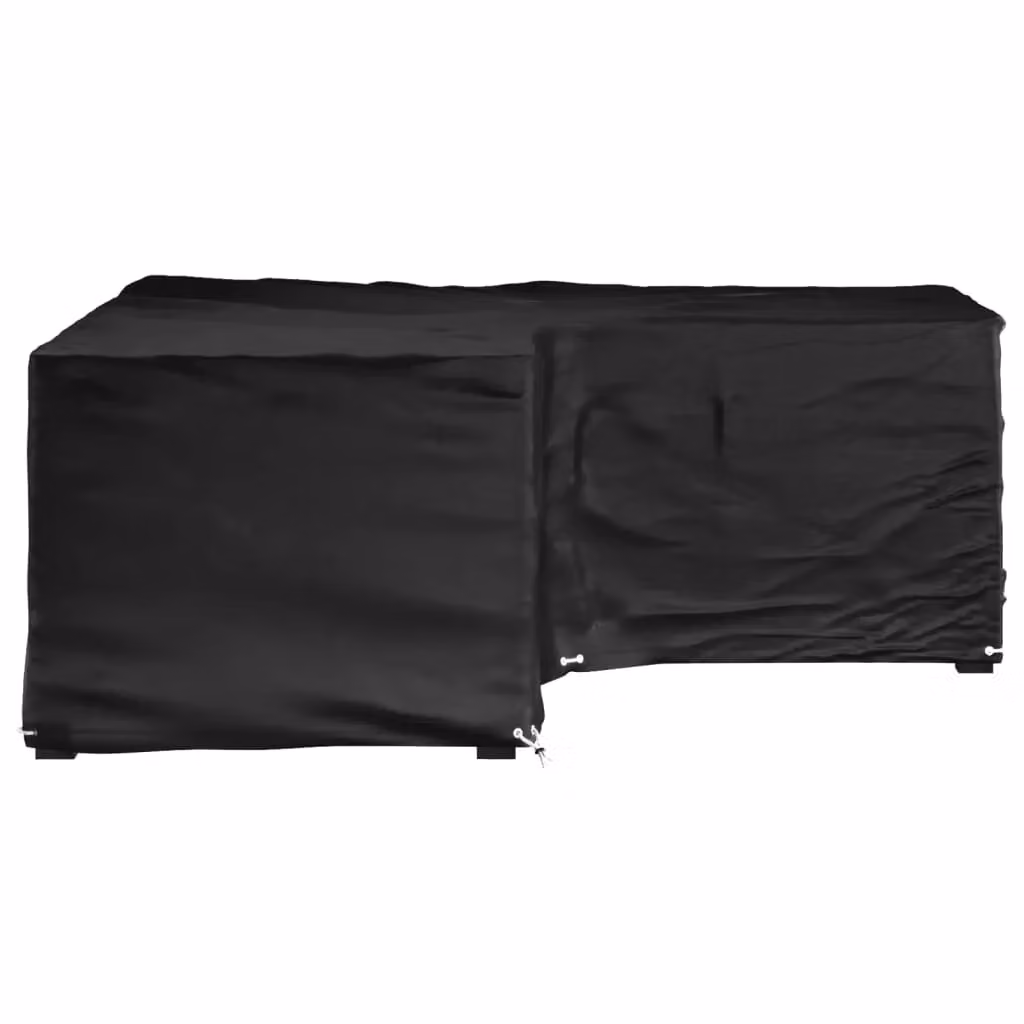 Berkfield Home L-Shaped Garden Furniture Cover in Black, W/D/H: 215 x 215 x 70 cm – 2