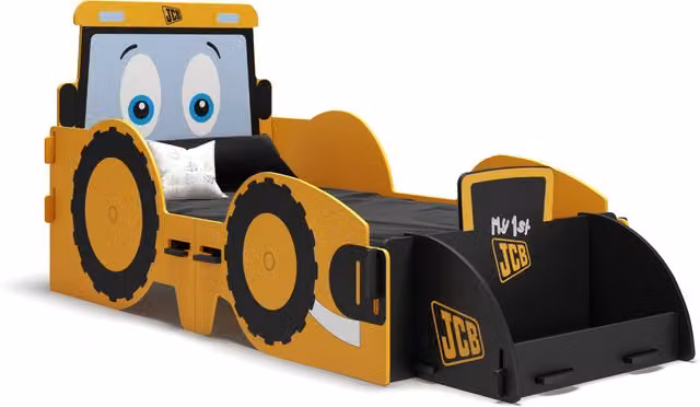 Kidsaw JCB Digger Junior Bed Frame in Yellow, Orange and Black, W/D/H: 140 x 70 x 85 cm – 4