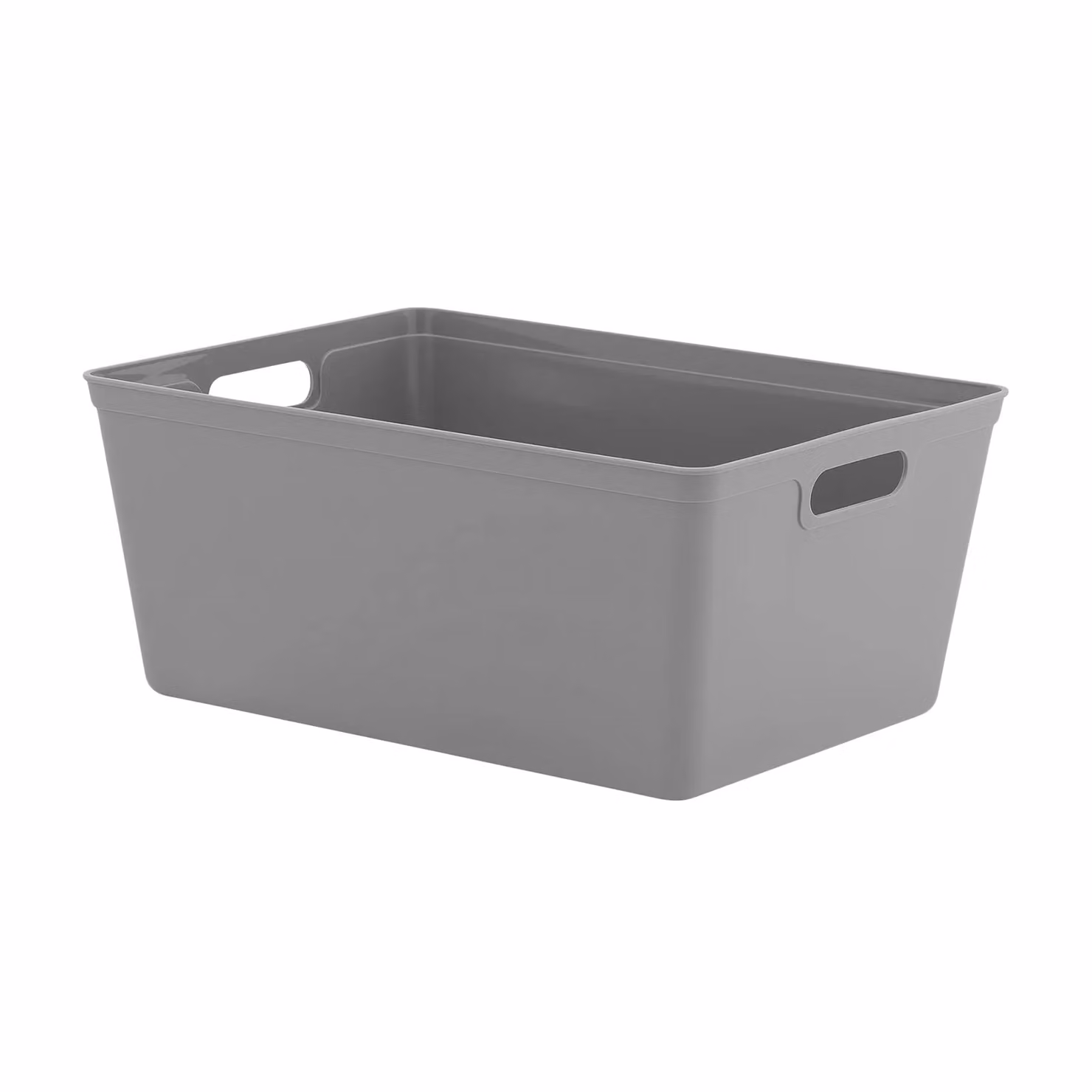 Simpa Set of 6 Grey Plastic Studio Organiser Trays with Handles, 11L – 2