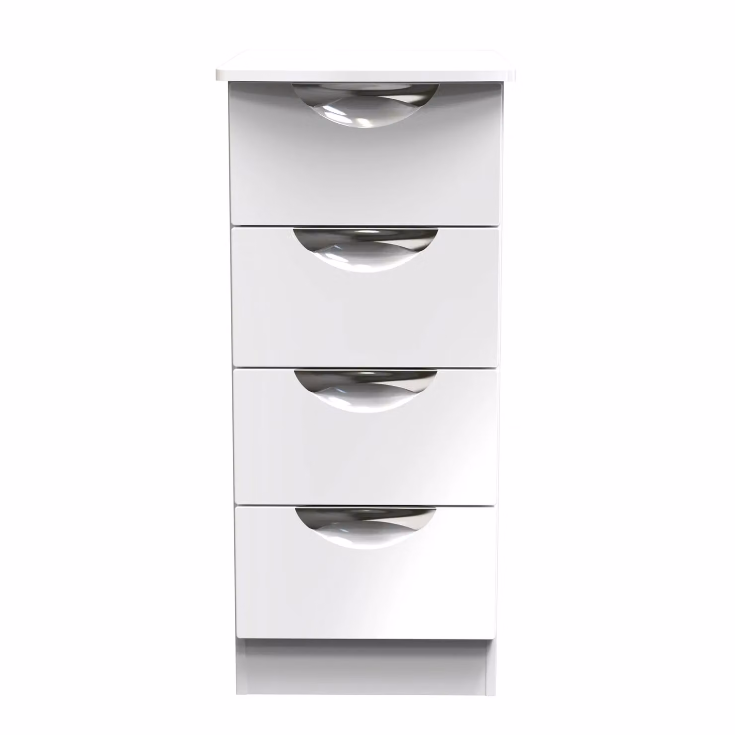 Ready Assembled 2 U Holborn 4 Drawer Tallboy in White – 2
