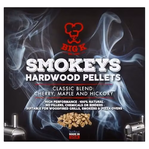 Big K Smokey's BBQ Wood Pellets, 9kg – 1