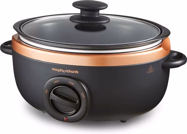 Morphy Richards Sear & Stew Oval Slow Cooker, 3.5 l, Black – 1