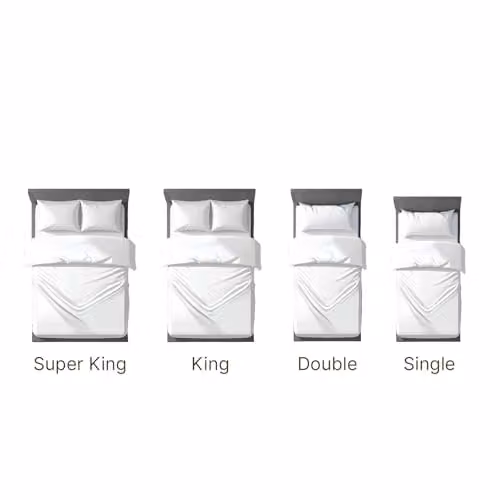 OHS White Microfibre Single Deep Fitted Bed Sheet, 90 x 190 cm – 3