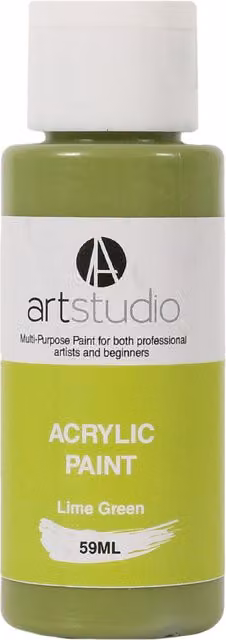 Art Studio Professional Acrylic Paint in Lime Green, 9.7 cm