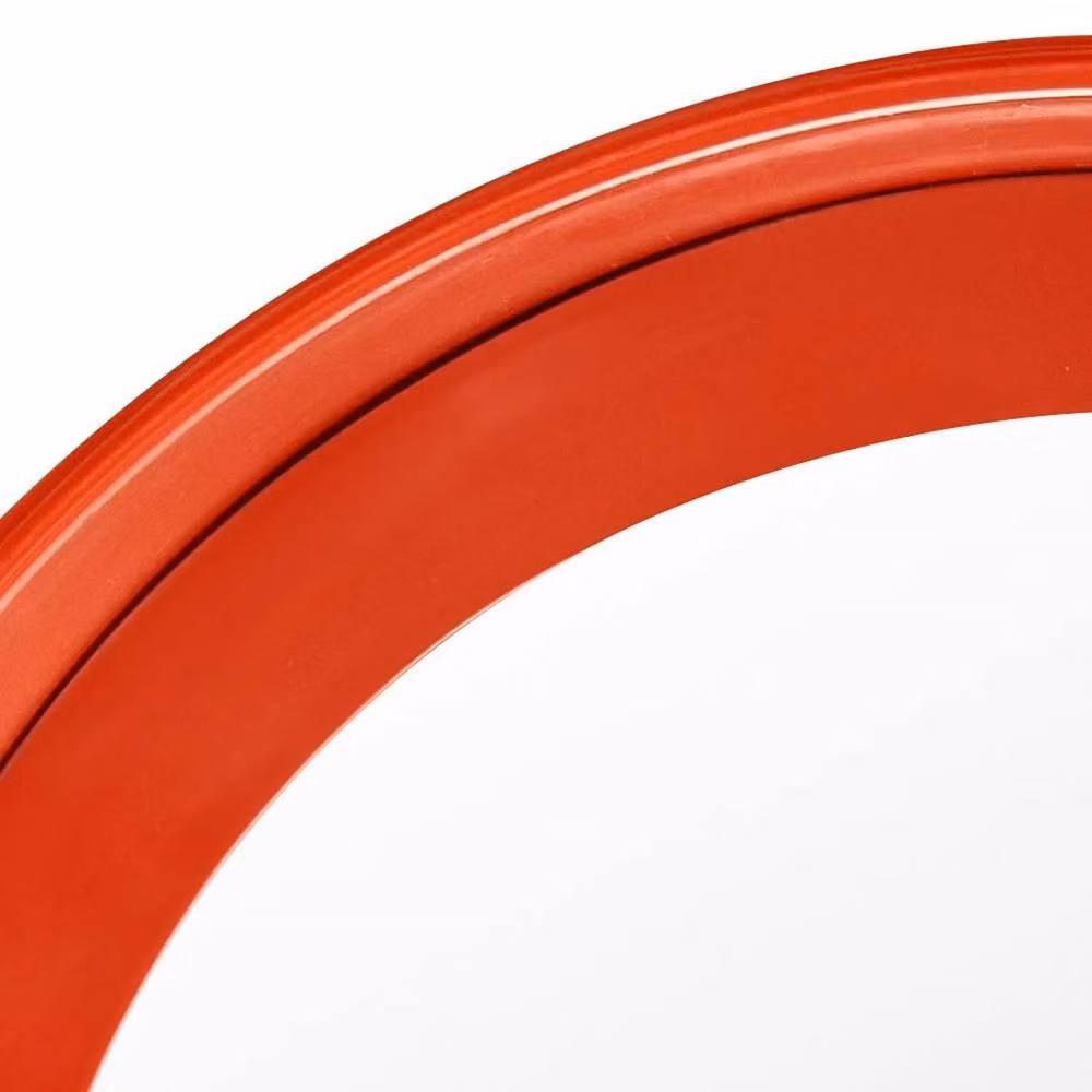 FLAVORA Orange Angle Convex Mirror for Outdoor Road Blind Spots, W: 100 cm, D: 15 cm, H: 55 cm – 3