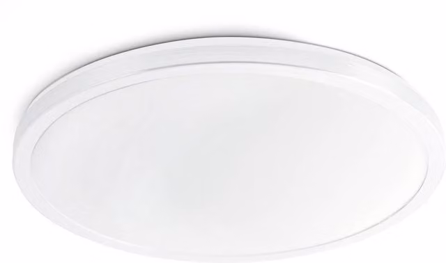 Faro Ami LED Flush Ceiling Light in White