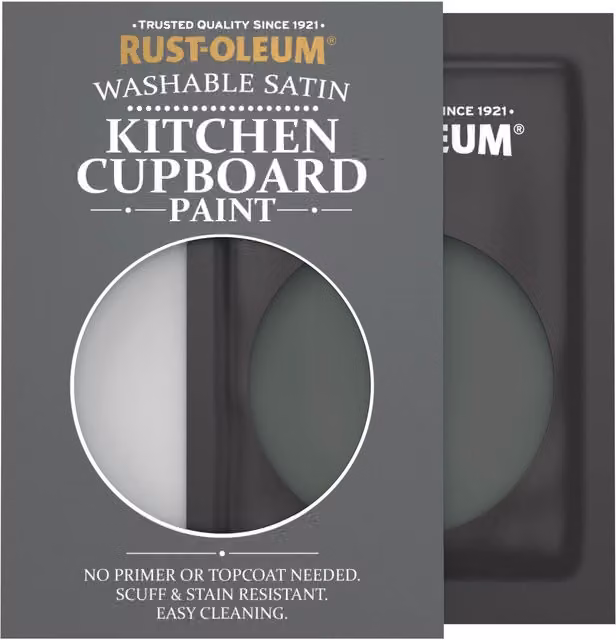 Rust-Oleum Kitchen Cupboard Satin Finish Tester Sachet in After Dinner, 10ml