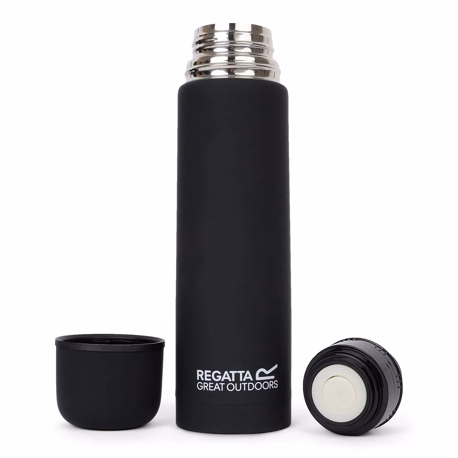 Regatta Vacuum Insulated Leakproof Flask with Flip Lid, Black, 500 ml – 3