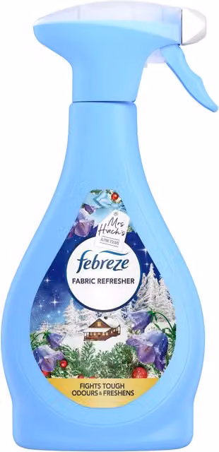 Febreze Mrs Hinch Fabric Freshener Spray Alpine Escape Blue 500ml