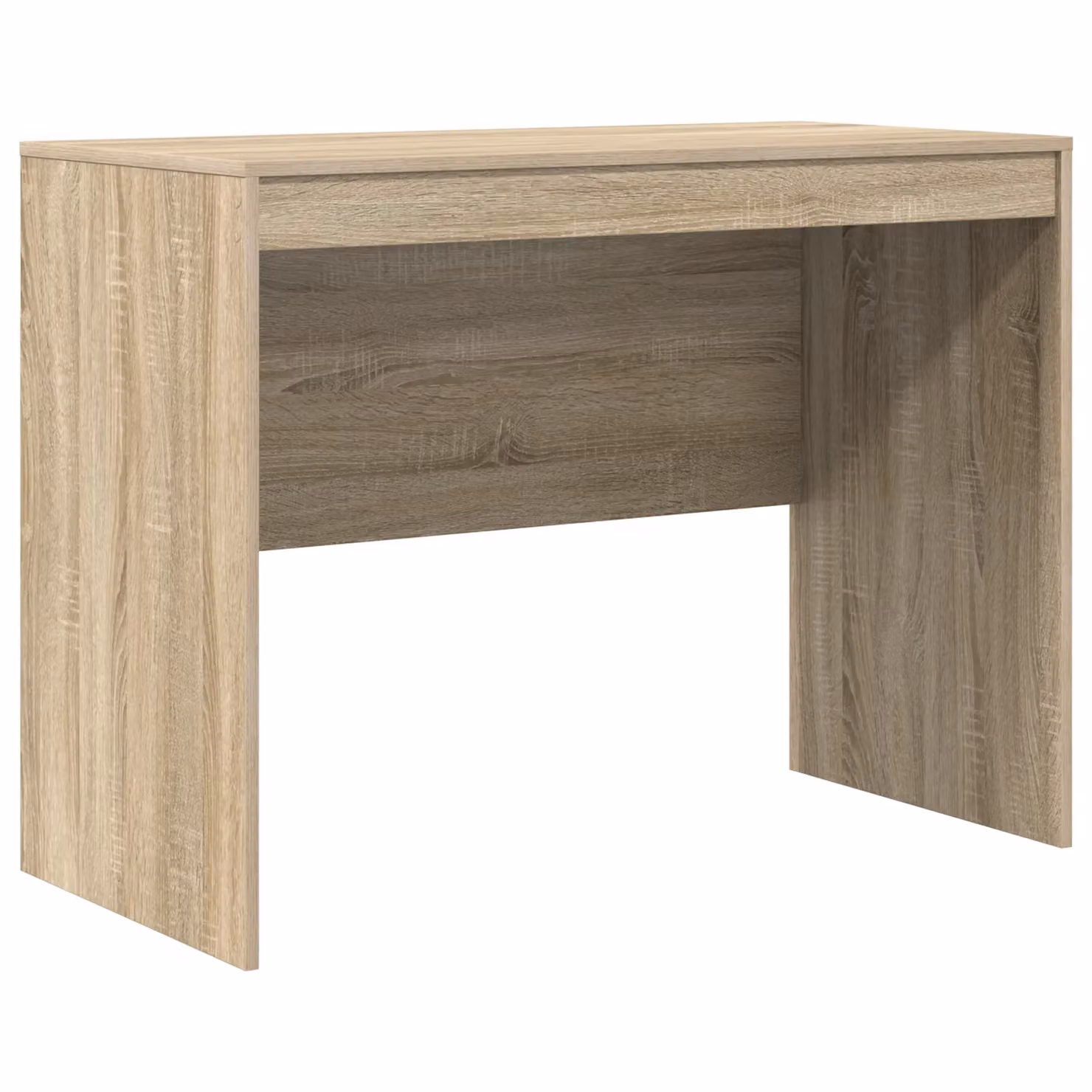 Berkfield Home Writing Desk in Sonoma Oak, Brown, W/D/H: 100 x 50 x 76 cm – 2