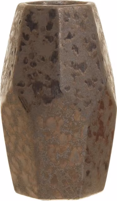 Interiors by Premier Alexa Ombre Small Glass Vase in Silver, Brown and Transparent
