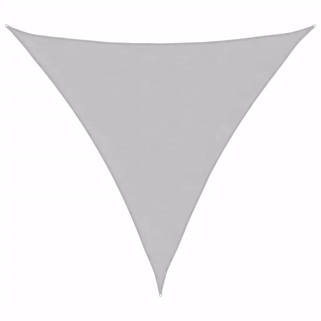 Berkfield Home Square Sun Shade Sail in Light Grey, 3 x 3 x 3 m, 100% Polyester Oxford