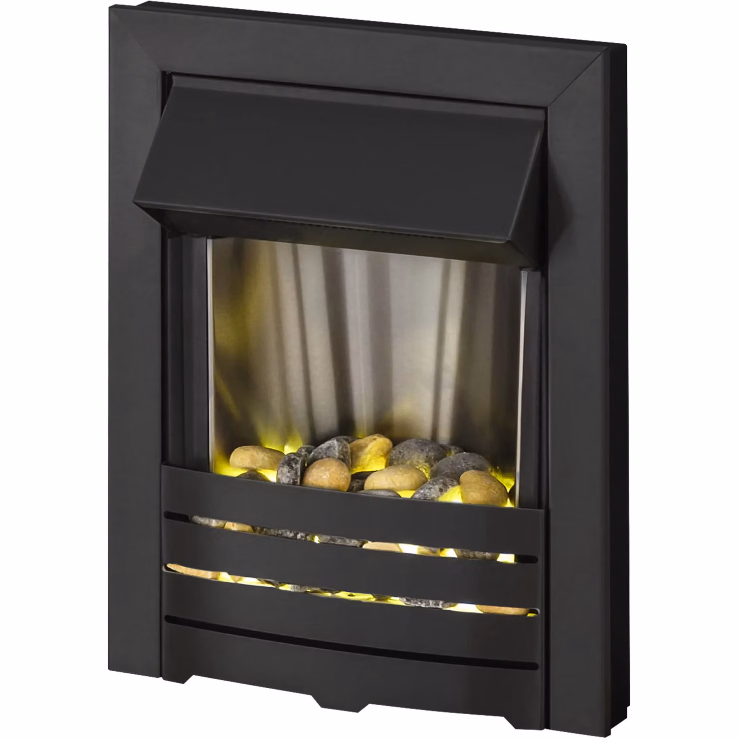 Adam Fires & Fireplaces Helios Electric Fire in Black and Grey – 2
