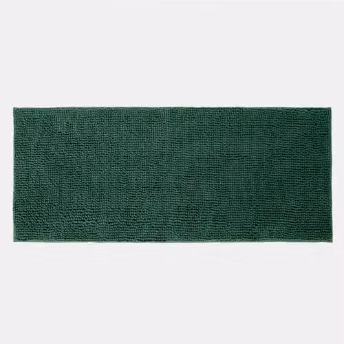 OHS Green Chenille Noodle Bath Mat, Non-Slip and Absorbent, W/D/H: 45 x 110 cm – 3