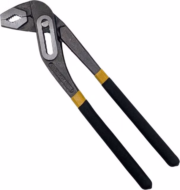 OKODOKO Silver Water Pump Pliers with Fast Adjustable Tongue and Groove Joint, 250 mm