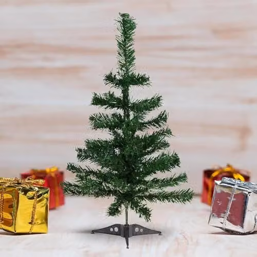 Shatchi Green Canadian Pine Artificial Tabletop Christmas Tree, Height: 60.96 cm – 1