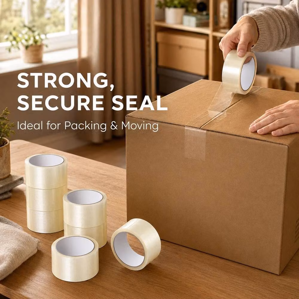 SPETLEK 36 Pack Heavy Duty Clear Packing Tape, 48mm x 66m per roll – 3
