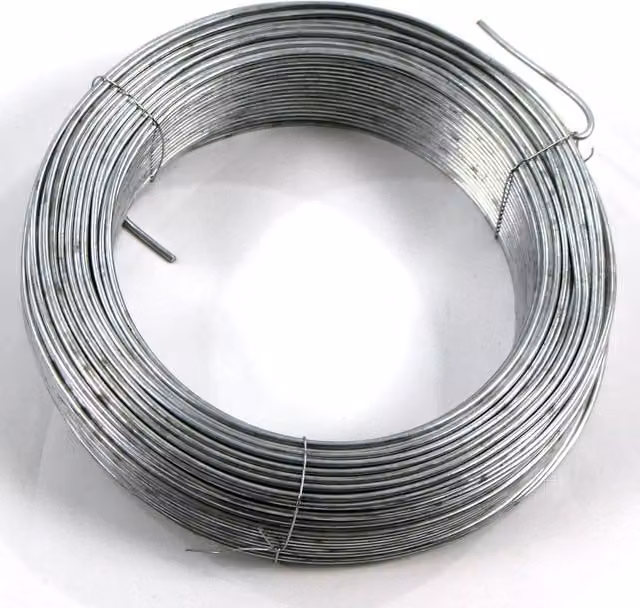 Actiasgear Galvanised Steel Tension Straining Wire, Silver, Length: 100 m, Diameter: 2.5 mm