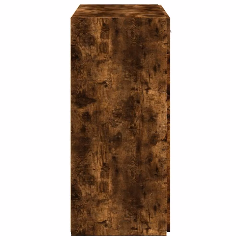 Berkfield Home Smoked Oak Sideboard in Brown, W/D/H: 80 x 42.5 x 93 cm – 4