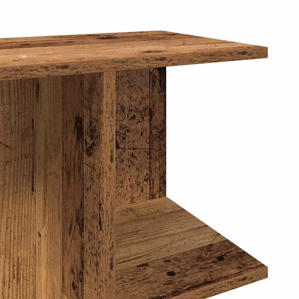 Berkfield Home Set of 2 Bedside Tables in Old Wood Brown, W/D/H: 46.5 x 29 x 61 cm – 6