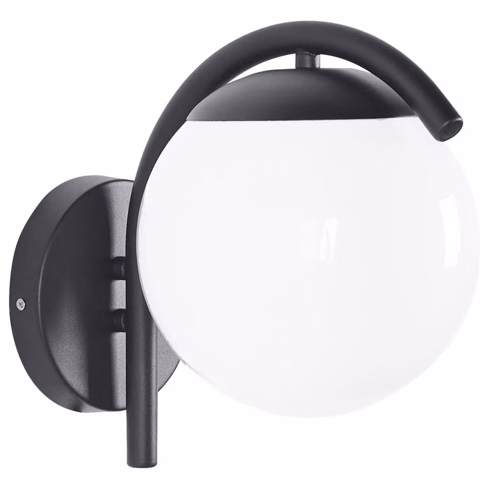 Wyld and Coco Black Matte Aluminium Modern Outdoor Wall Light – 2
