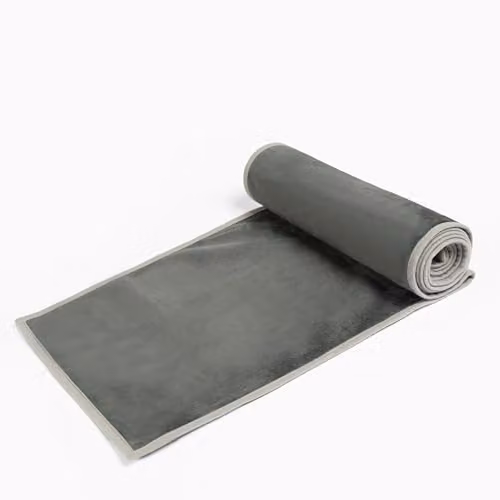 OHS Velvet Table Runner with Piped Trim in Grey and Silver, W/D/H: 35 x 230 cm – 3