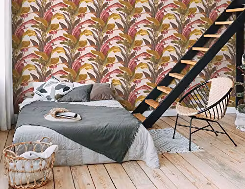 A.S. Création Botanical Garden Floral Wallpaper in Brown, Orange, Red and Multicolour, W/H: 53.0 x 10.05 m – 4