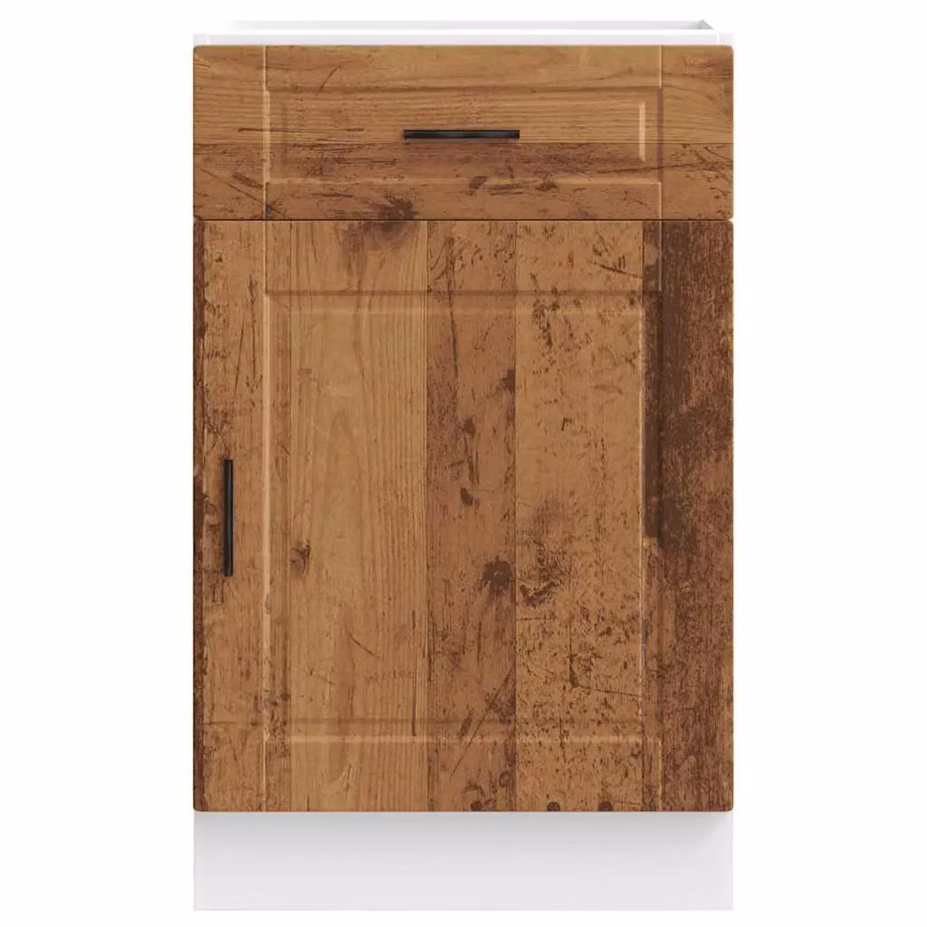 Berkfield Home Porto Old Wood Kitchen Base Cabinet in Brown – 3
