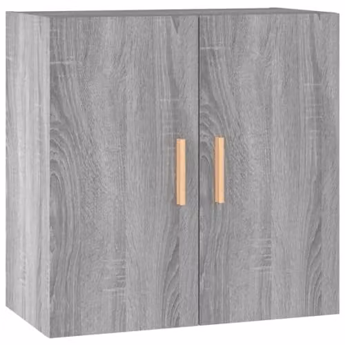 vidaXL Wall-Mounted Scandinavian Design Cabinet in Grey, W/D/H: 60 x 30 x 60 cm – 1