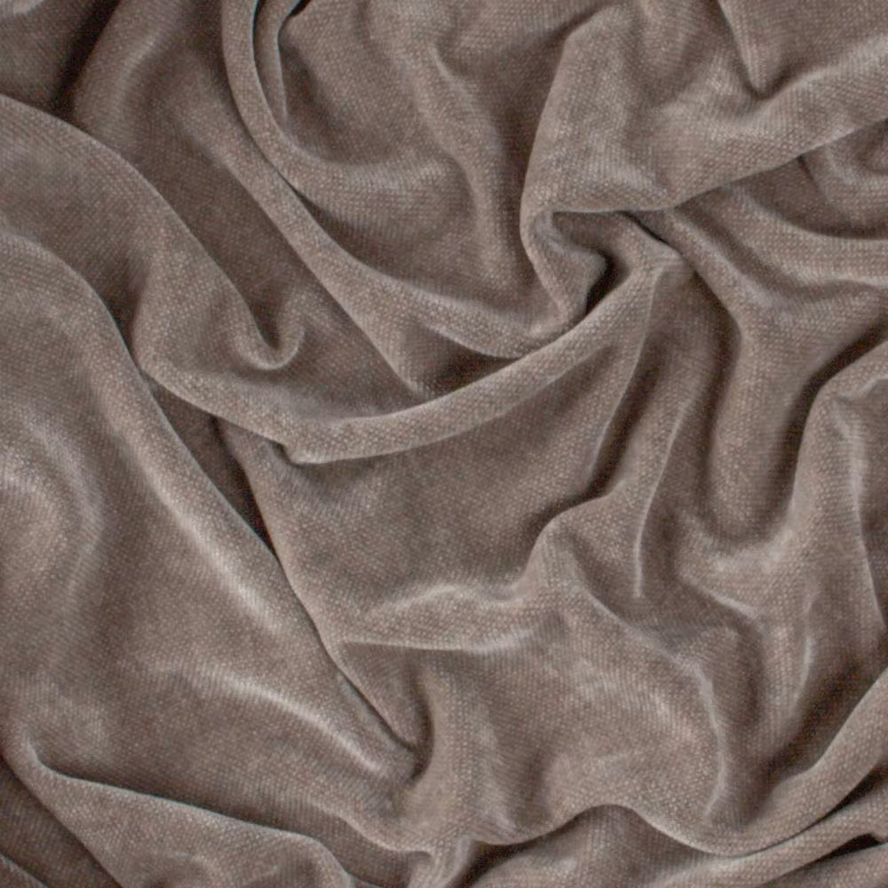 Yard Heavy Chenille Velvet Throw in Beige, W: 130 cm, L: 180 cm – 3