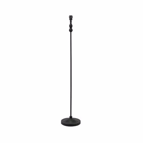 ValueLights Maggie Modern Metal Candlestick Slim Floor Lamp Base in Black – 1