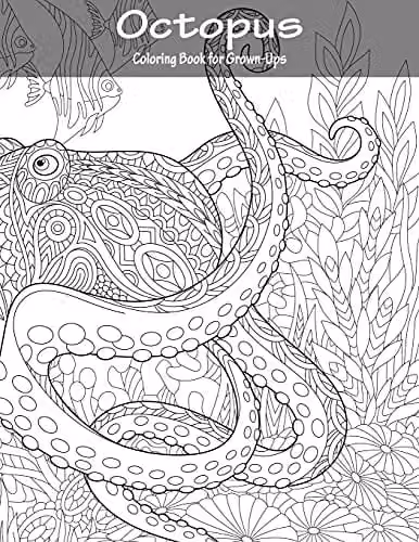 Octopus Coloring Book for Grown-Ups Volume 1 by Createspace