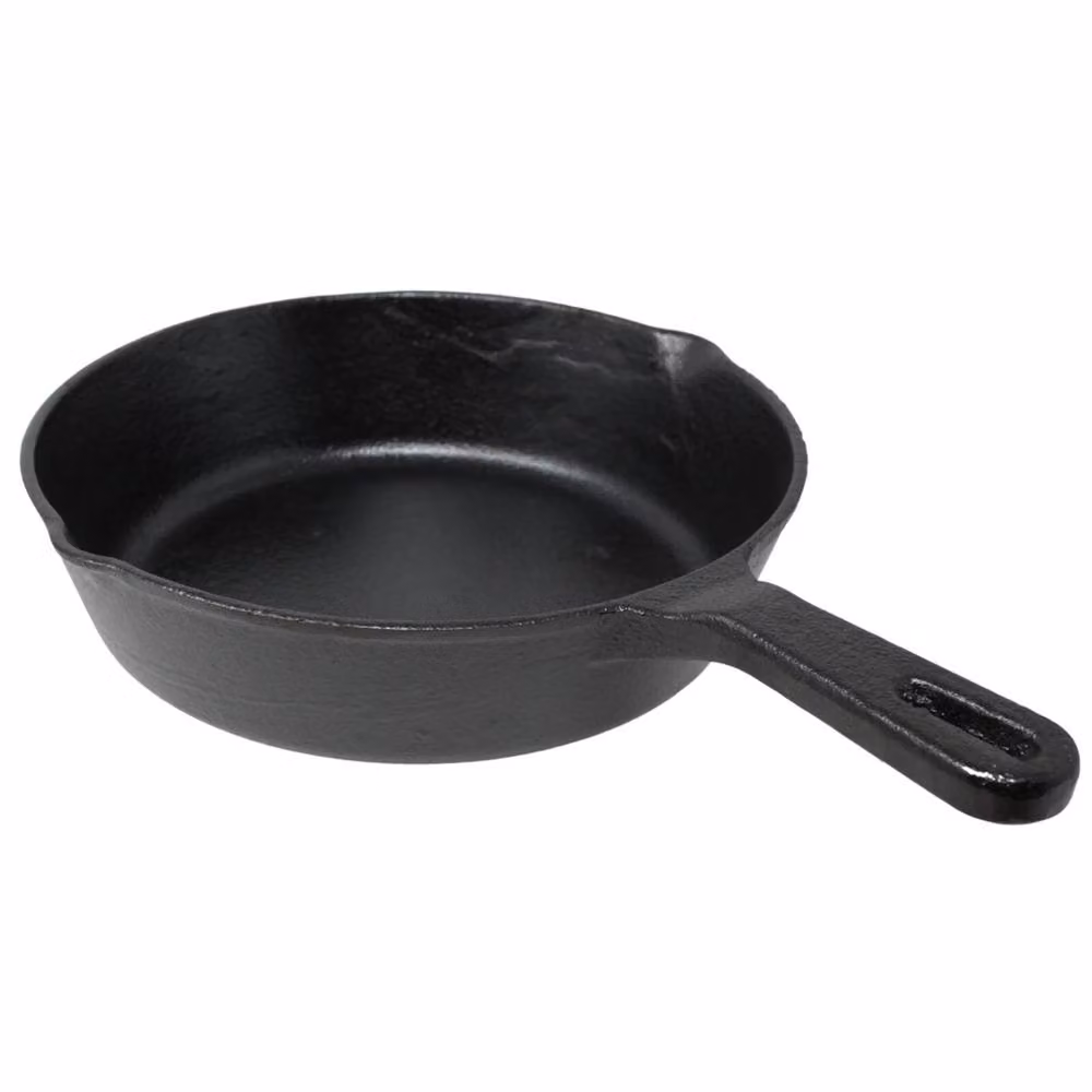 Nordara 8 inch Cast Iron Seasoned Frying Pan, Black – 3