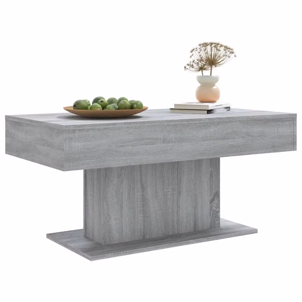 Berkfield Home Modern Rectangular Coffee Table in Grey Sonoma with Lift Mechanism, W/D/H: 96 x 50 x 45 cm – 3
