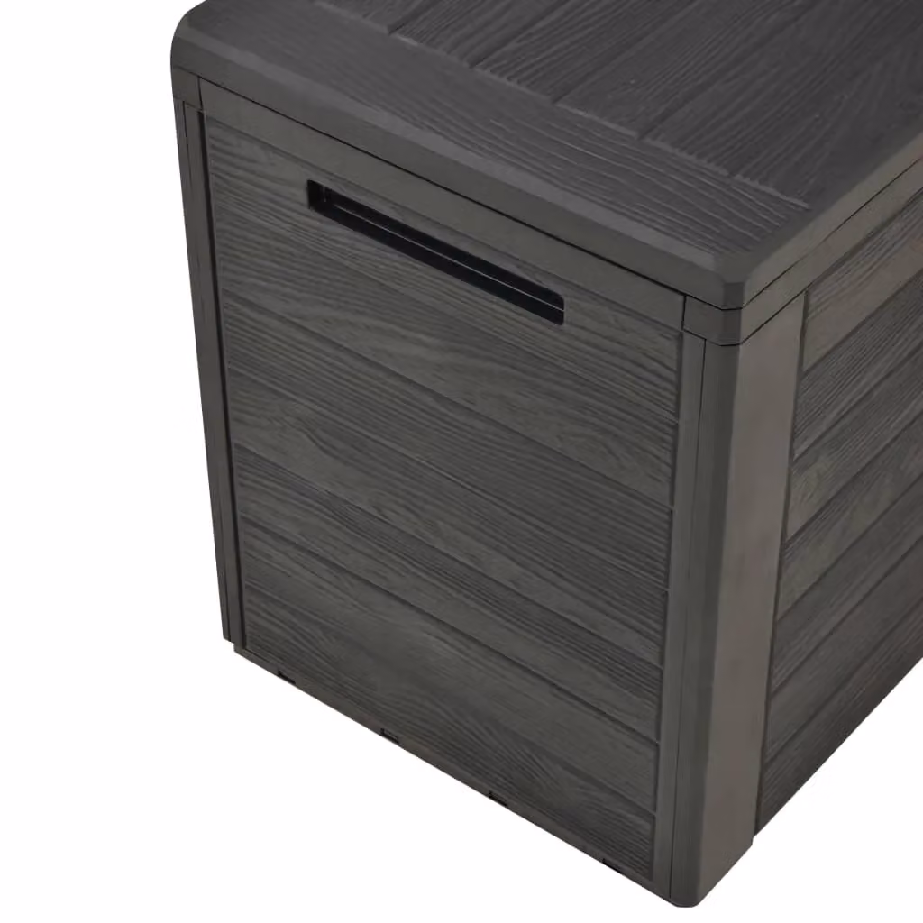 Berkfield Home Garden Storage Box in Anthracite and Black, W/D/H: 116 x 44 x 55 cm – 5