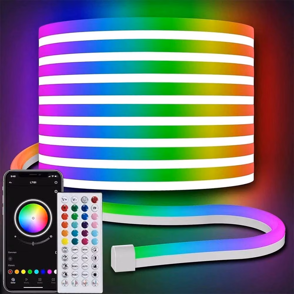 EONLION RGBIC LED Neon Rope Strip Lights, Multicolour, 10m, with App and Remote Control – 2