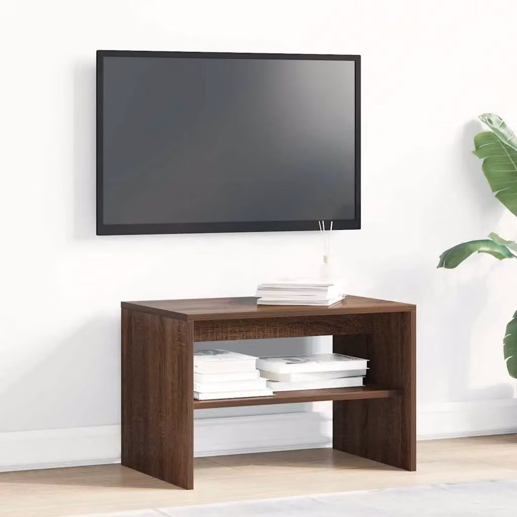 Berkfield Home Modern Brown Oak TV Cabinet in Engineered Wood W/D/H: 60 x 40 x 40 cm – 3