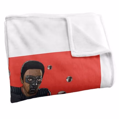 Warner Bros. Superman 2025 Mr Terrific Silky Touch Super Soft Fleece Throw Blanket, Multicolour – 2
