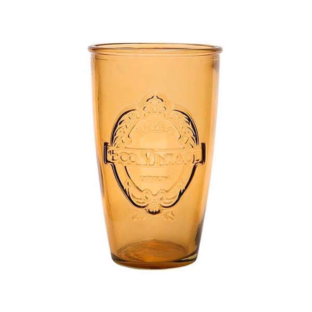 dexam Sintra Glass Tumbler in Ochre Yellow – 2