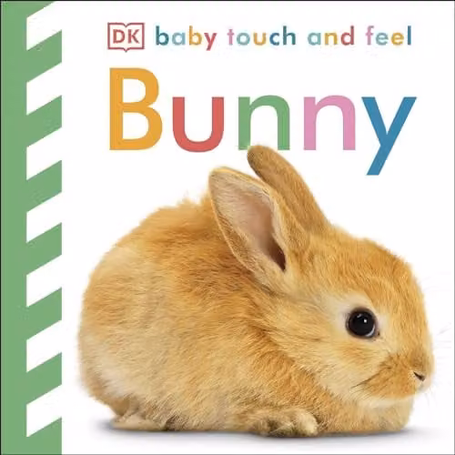 DK Baby Touch and Feel Bunny Interactive Spring Board Book, Multicolour