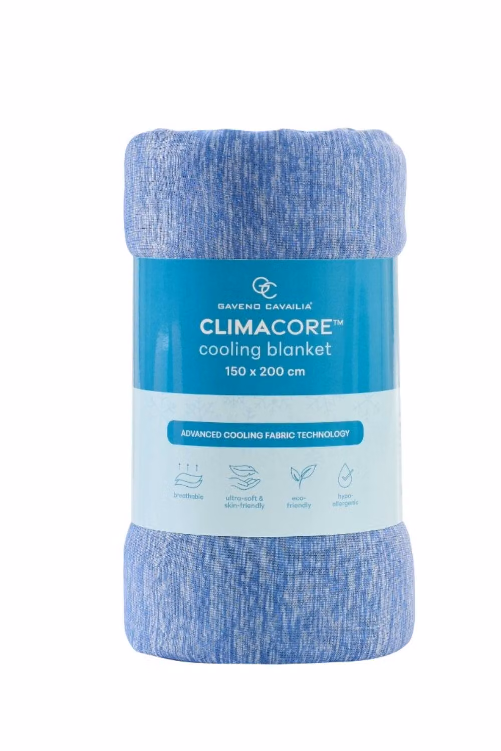 Dyzi Cooling Lightweight Summer Blanket in Blue, W: 150 cm, D: 200 cm – 2